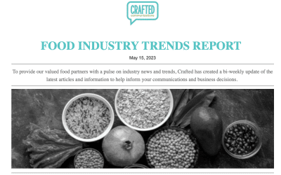 Crafted Food Industry Trend Report: May 15, 2023